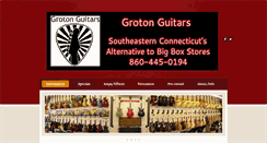 Desktop Screenshot of grotonguitars.com